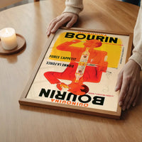 Vintage Bourin Alcohol Poster Print