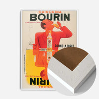 Vintage Bourin Alcohol Poster Print