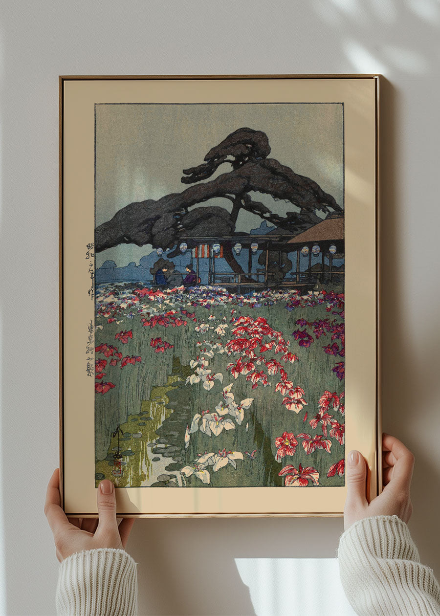 Iris Garden in Horikiri by Yoshida Hiroshi – InkAndDrop