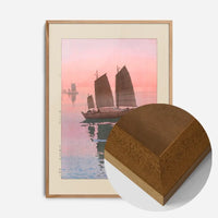 Evening Sailboats by Yoshida Hiroshi