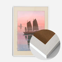 Evening Sailboats by Yoshida Hiroshi