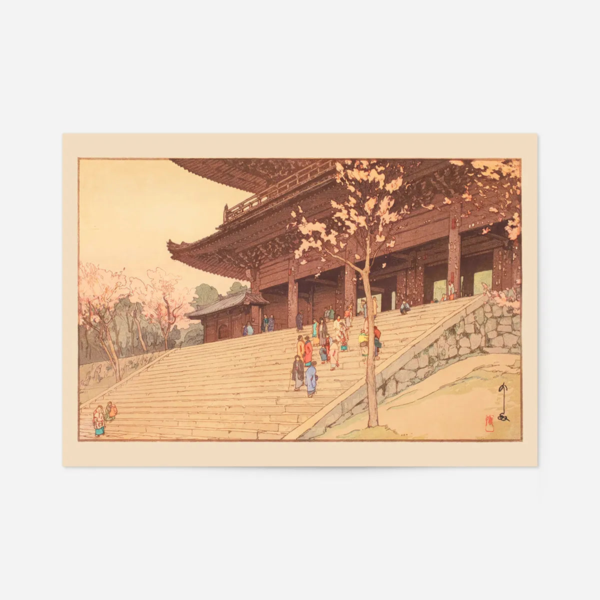 Chion Temple Gate by Yoshida Hiroshi