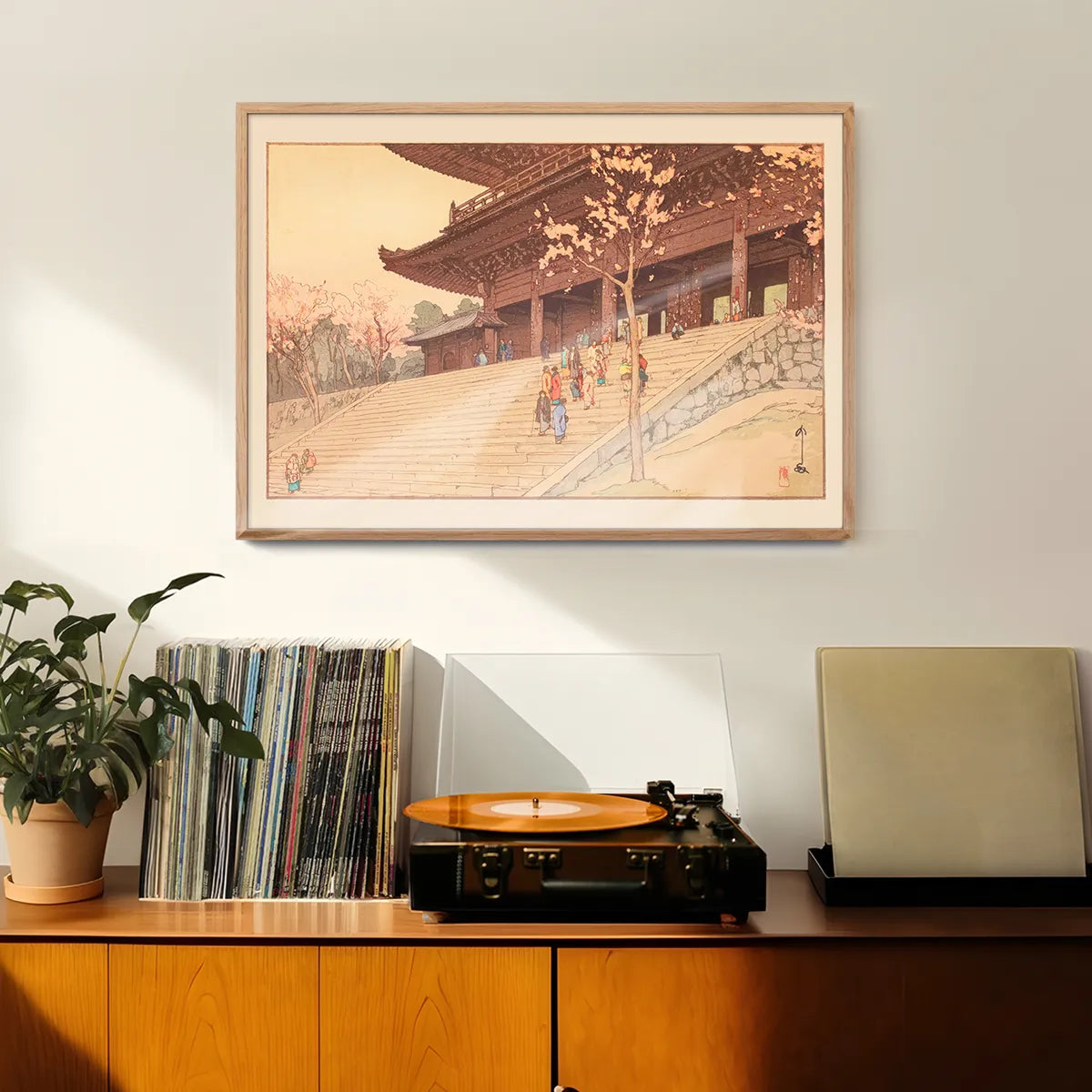 Chion Temple Gate by Yoshida Hiroshi