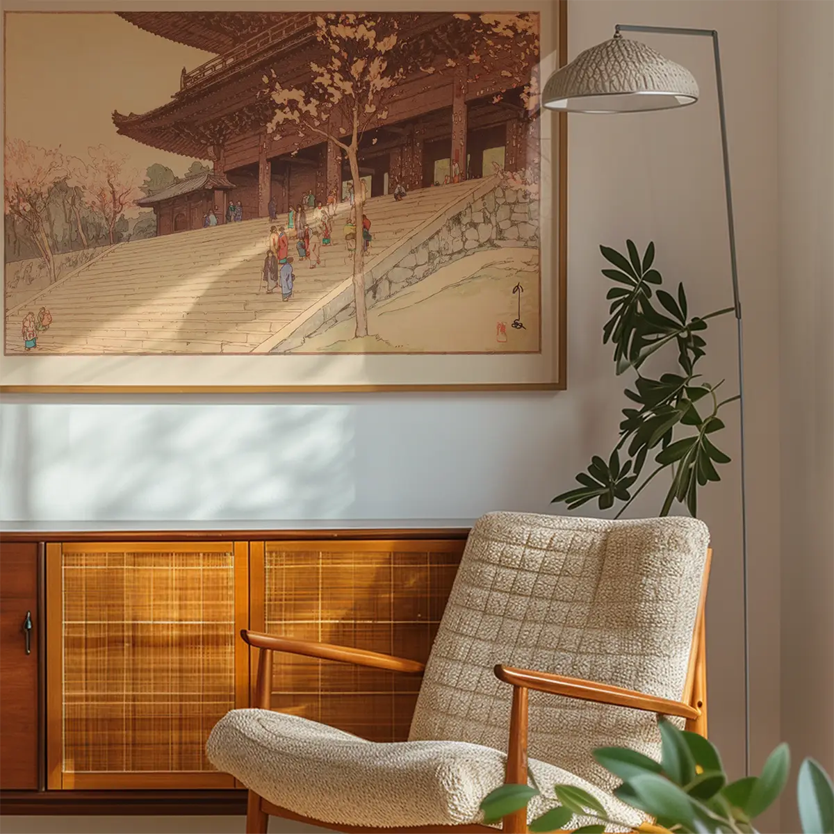 Chion Temple Gate by Yoshida Hiroshi