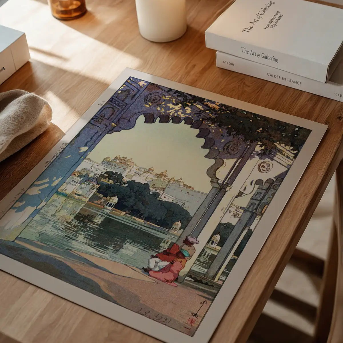 Palace at Udaipur  by Yoshida Hiroshi