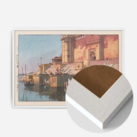 Ghat in Benaras by Yoshida Hiroshi