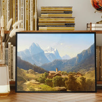 A Scene in the Bernese Highlands Print by Anton Hansch