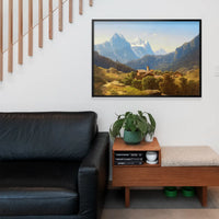 A Scene in the Bernese Highlands Print by Anton Hansch