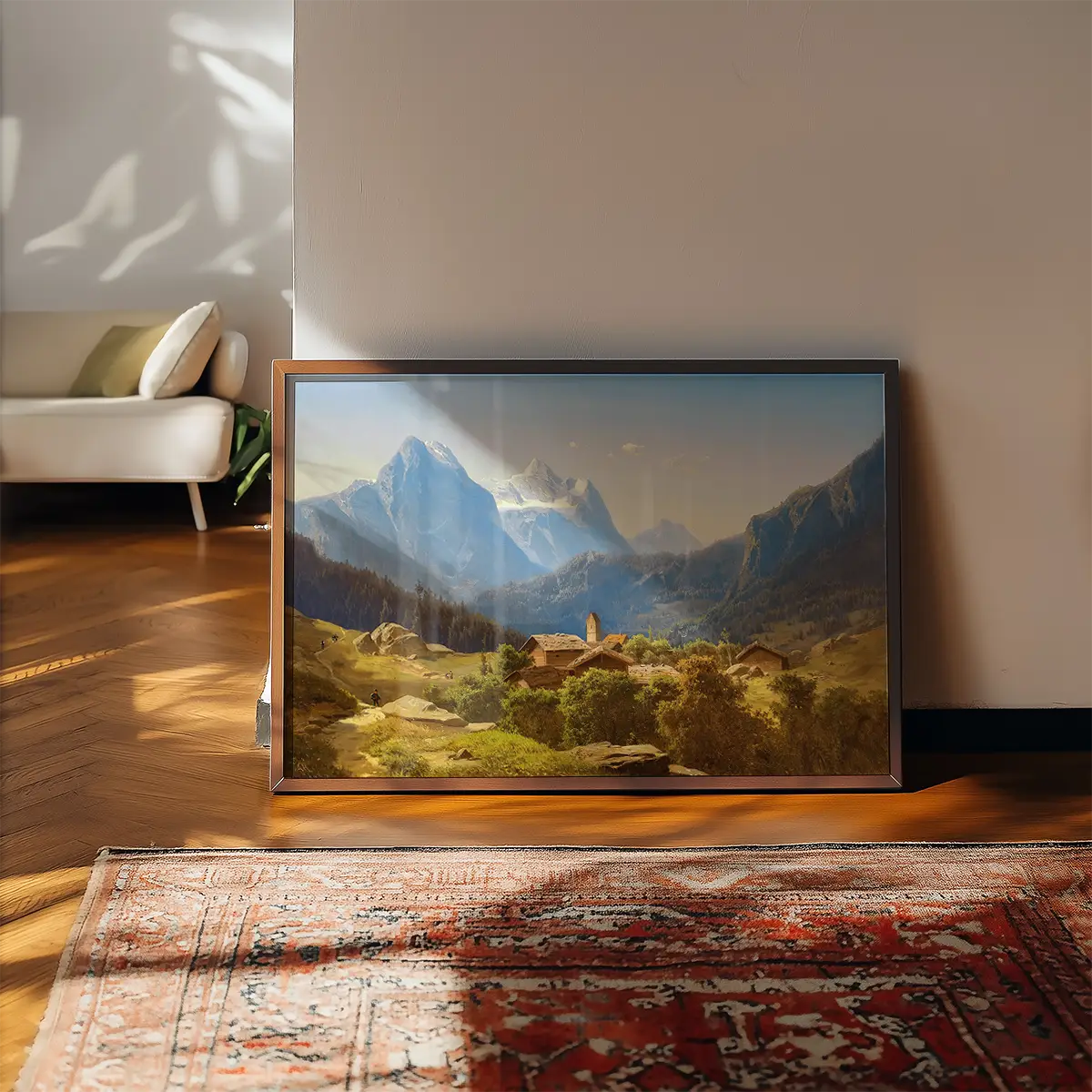A Scene in the Bernese Highlands Print by Anton Hansch