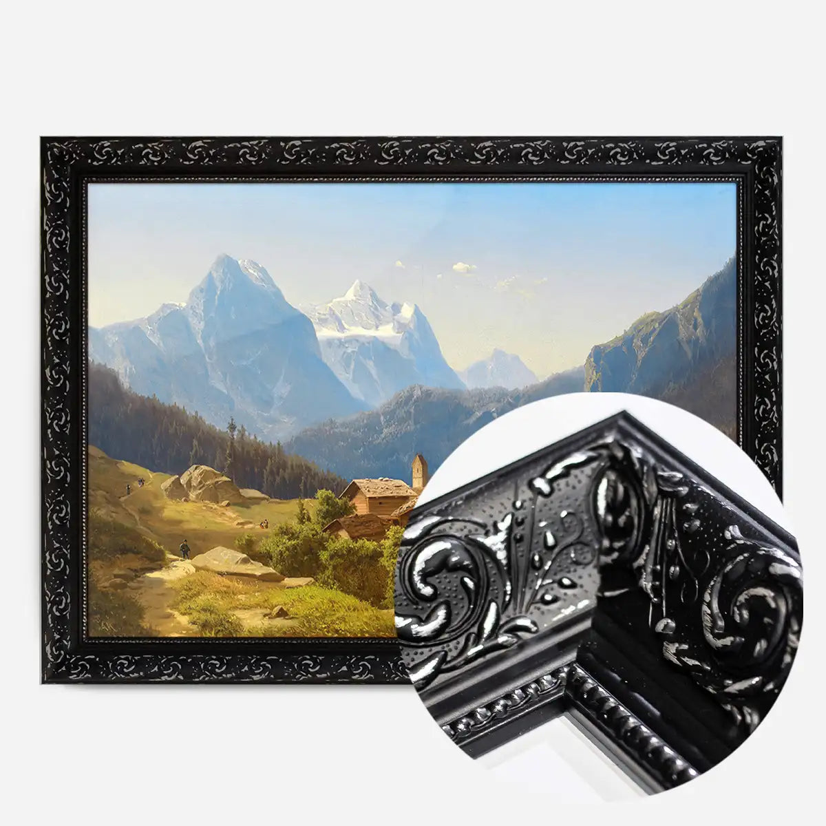 A Scene in the Bernese Highlands Print by Anton Hansch