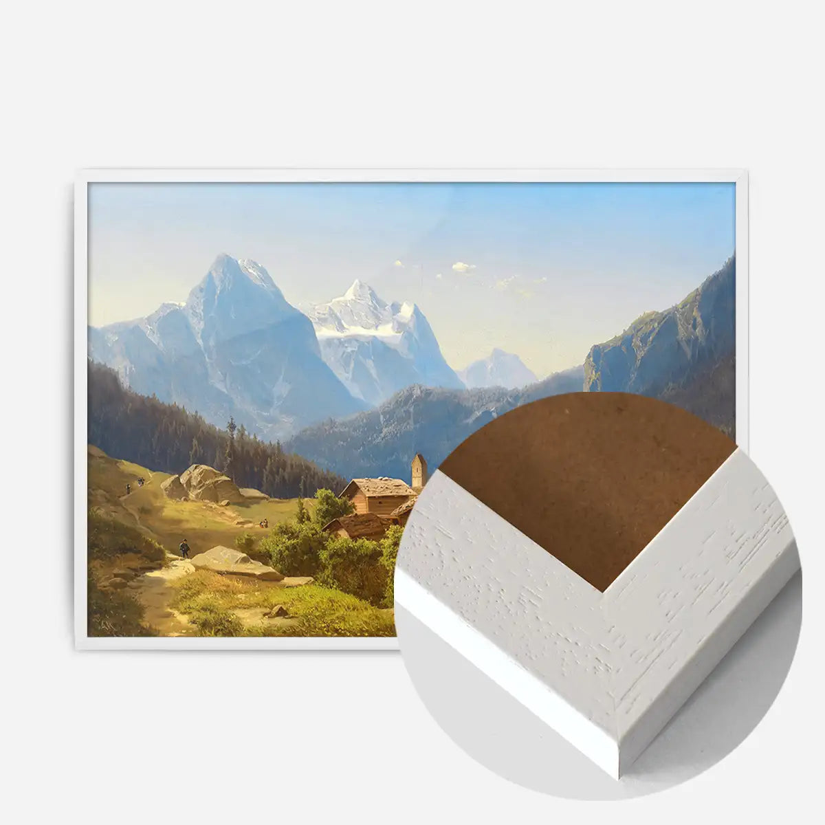 A Scene in the Bernese Highlands Print by Anton Hansch
