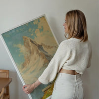 Blick auf das Matterhorn by Toni Haller Poster Print