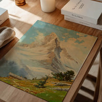 Blick auf das Matterhorn by Toni Haller Poster Print