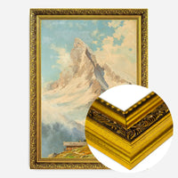 Blick auf das Matterhorn by Toni Haller Poster Print