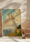 Blick auf das Matterhorn by Toni Haller Poster Print