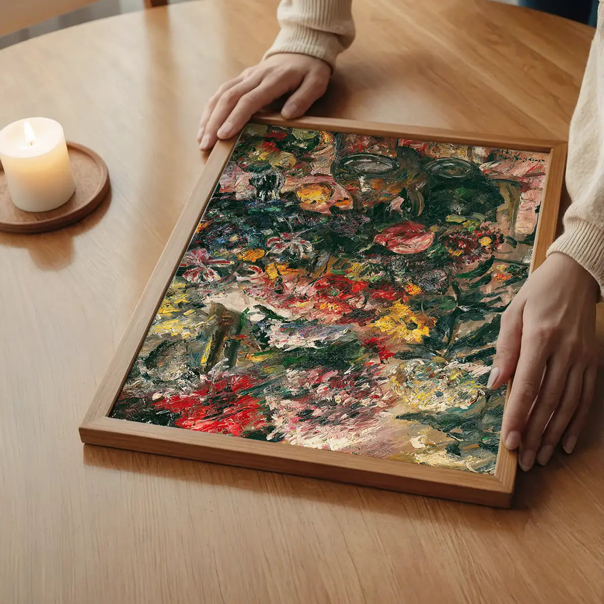 Chrysanthemen Und Amaryllis 1922 by Lovis Corinth Poster Print