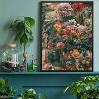 Chrysanthemen Und Amaryllis 1922 by Lovis Corinth Poster Print