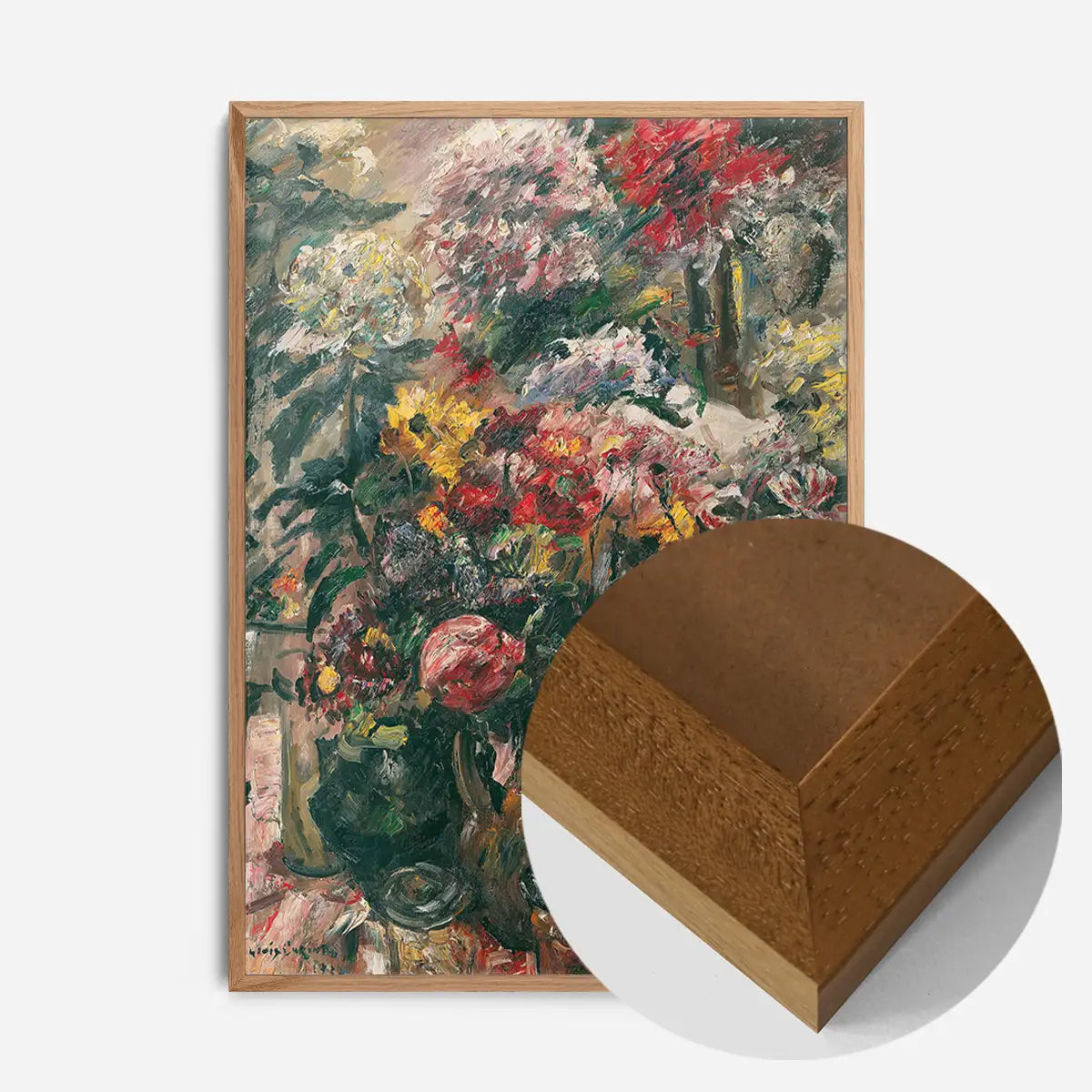 Chrysanthemen Und Amaryllis 1922 by Lovis Corinth Poster Print