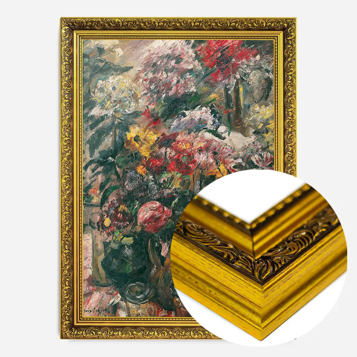 Chrysanthemen Und Amaryllis 1922 by Lovis Corinth Poster Print