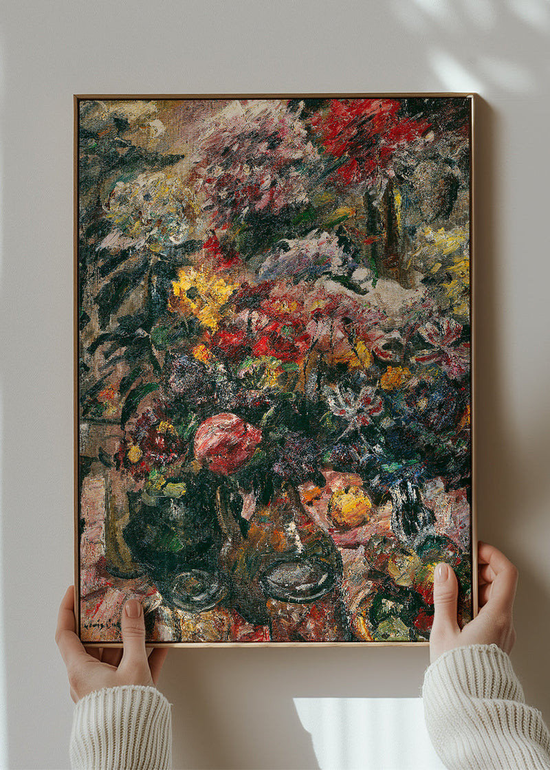 Chrysanthemen Und Amaryllis 1922 by Lovis Corinth Poster Print