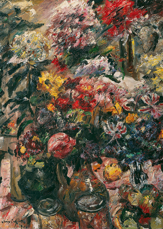 Chrysanthemen Und Amaryllis 1922 by Lovis Corinth Poster Print