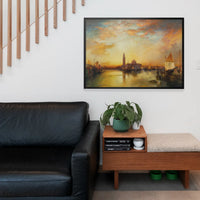 Ducal palace Sunset Print by Thomas Moran