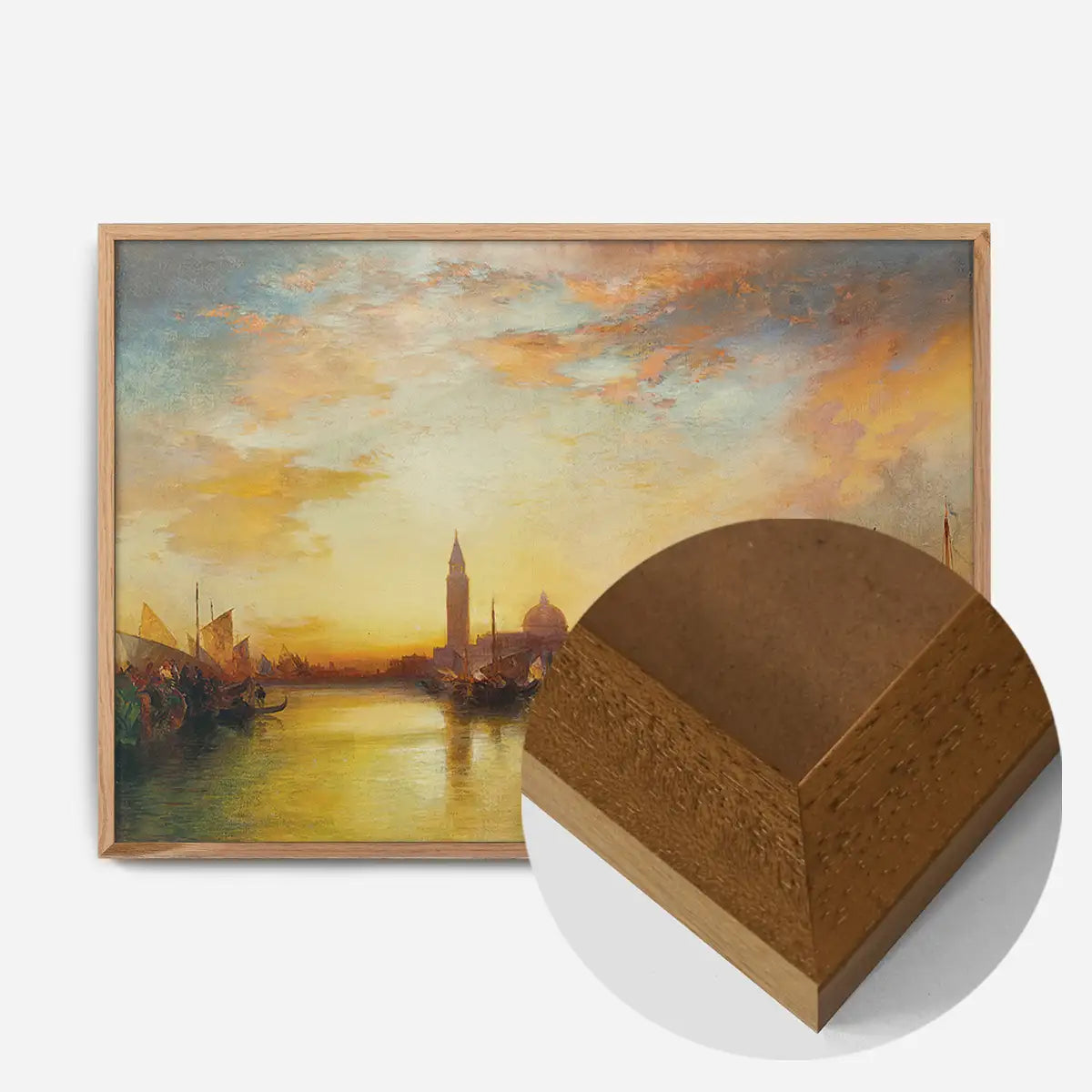 Ducal palace Sunset Print by Thomas Moran