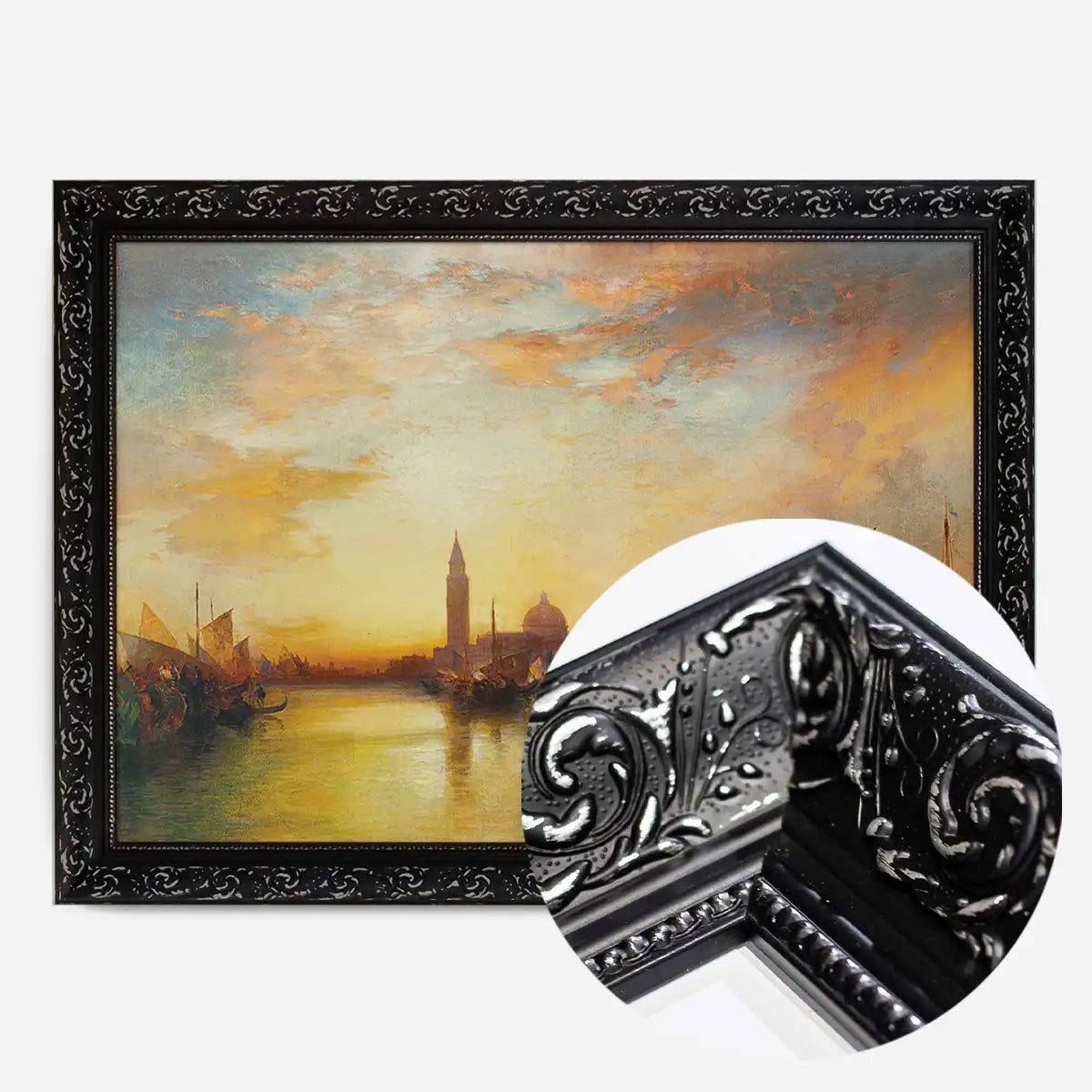 Ducal palace Sunset Print by Thomas Moran