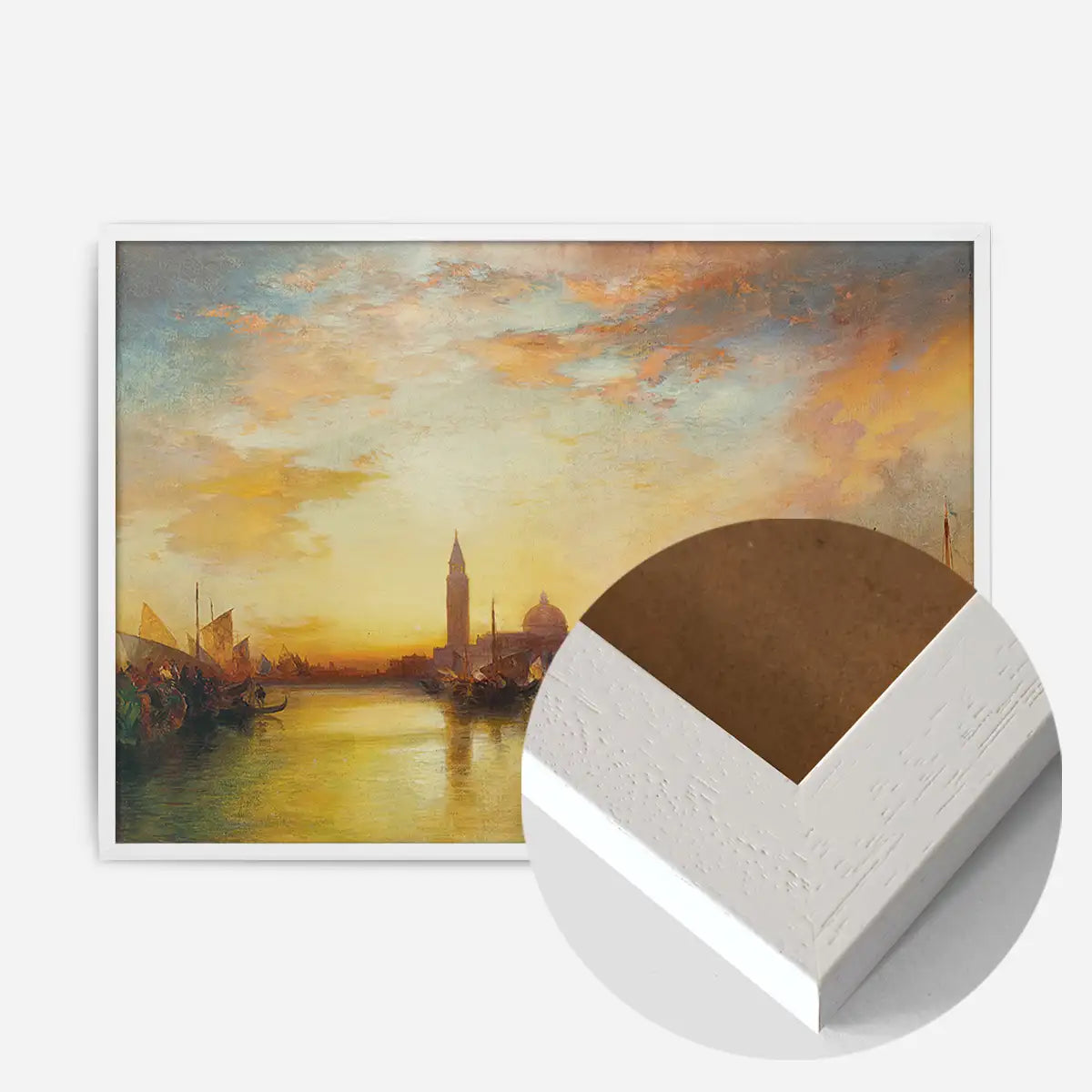 Ducal palace Sunset Print by Thomas Moran