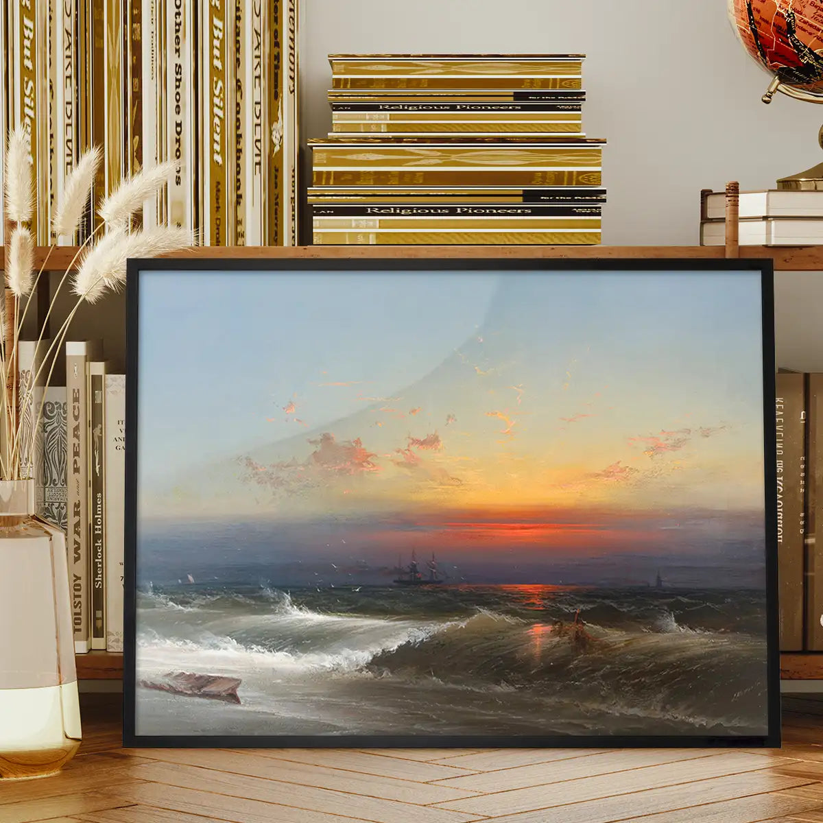 Evening on the Seashore Print by James Hamilton