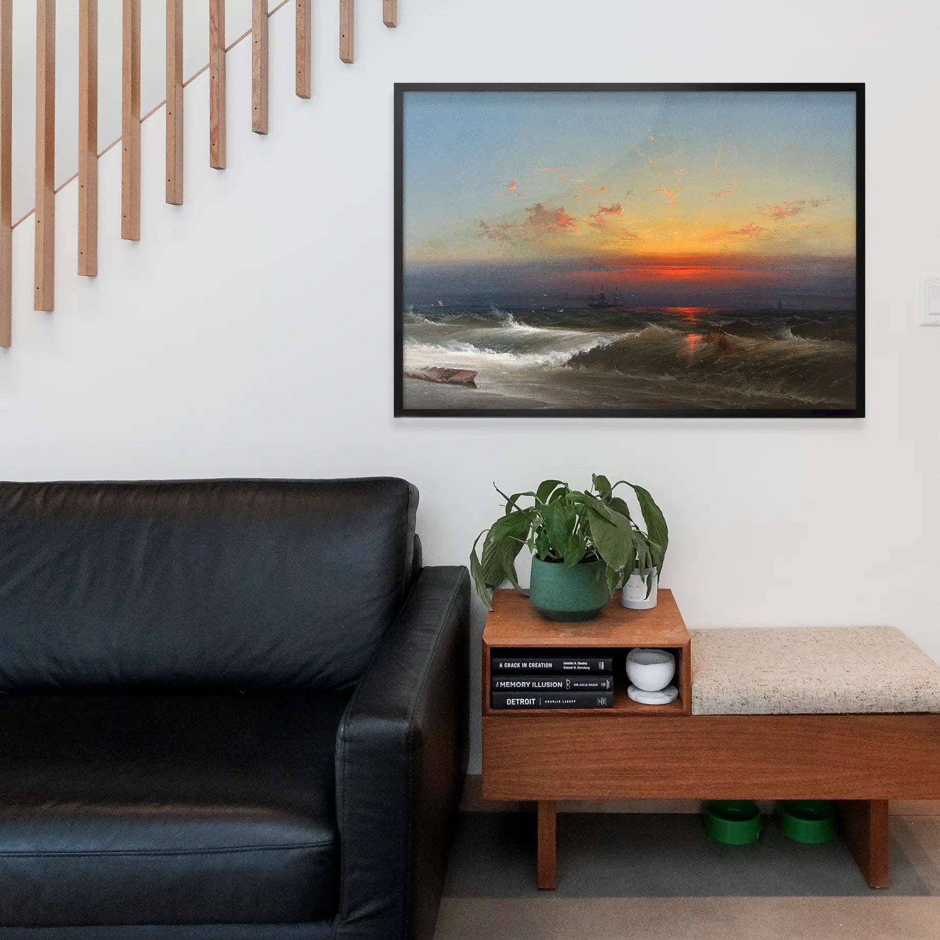 Evening on the Seashore Print by James Hamilton