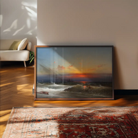 Evening on the Seashore Print by James Hamilton