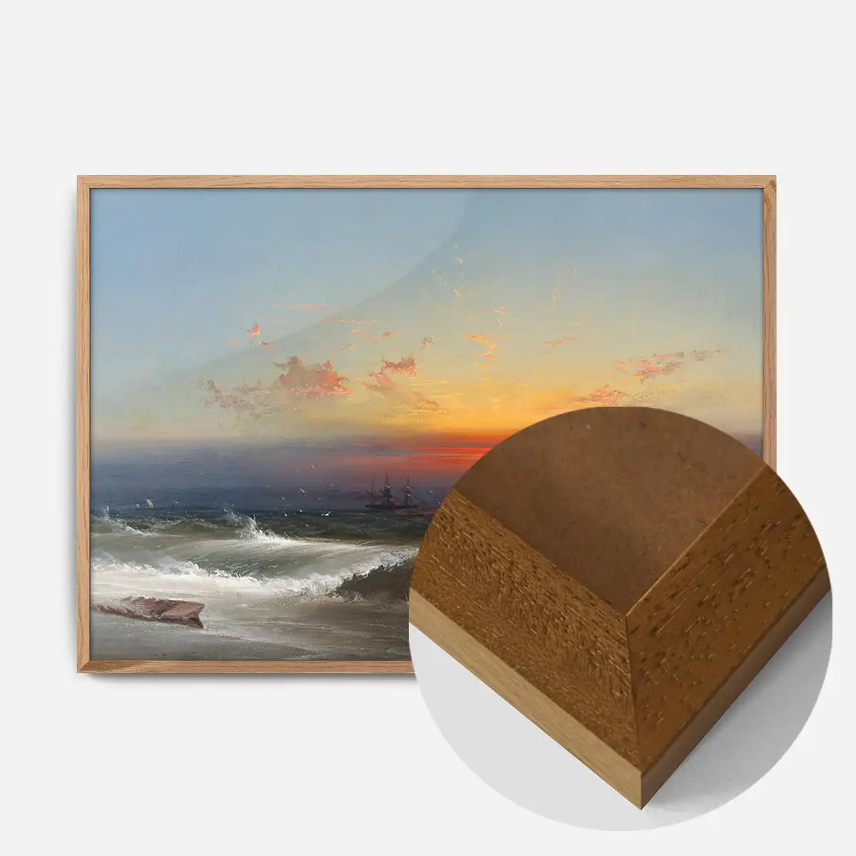 Evening on the Seashore Print by James Hamilton