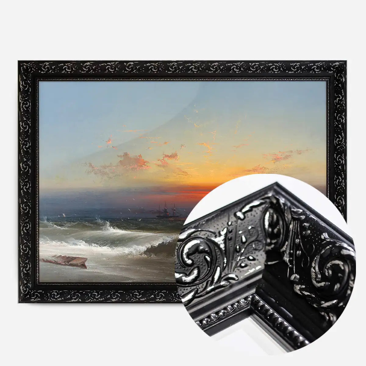 Evening on the Seashore Print by James Hamilton