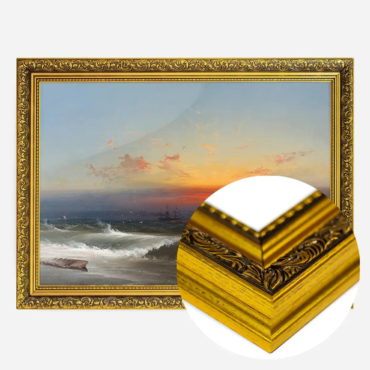 Evening on the Seashore Print by James Hamilton