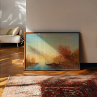 Fusine, Environs De Venise Print by Félix Ziem