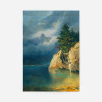 Gebirgssee (1846) by Wilhelm Steinfeld Poster Print