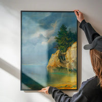 Gebirgssee (1846) by Wilhelm Steinfeld Poster Print