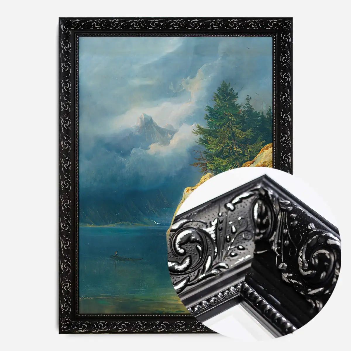 Gebirgssee (1846) by Wilhelm Steinfeld Poster Print