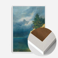 Gebirgssee (1846) by Wilhelm Steinfeld Poster Print