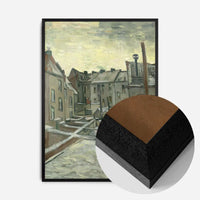 Houses from the back by Vincent van Gogh Poster Print