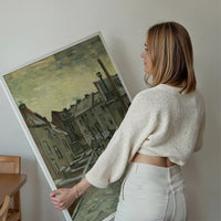 Houses from the back by Vincent van Gogh Poster Print