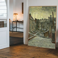 Houses from the back by Vincent van Gogh Poster Print