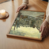 Houses from the back by Vincent van Gogh Poster Print