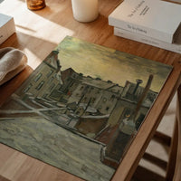 Houses from the back by Vincent van Gogh Poster Print