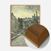 Houses from the back by Vincent van Gogh Poster Print