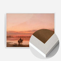 Landscape at Sunset Print by Wilhelm Leopolski