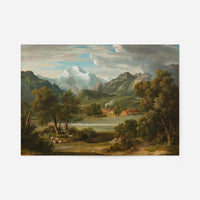 Lauterbrunnertal Near Unterseen Print by Joseph Anton Koch