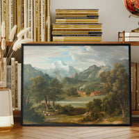 Lauterbrunnertal Near Unterseen Print by Joseph Anton Koch