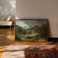 Lauterbrunnertal Near Unterseen Print by Joseph Anton Koch